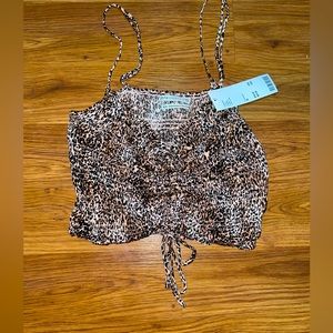 NWT! 🖤URBAN OUTFITTERS🖤 Women’s Cheetah Crop Top